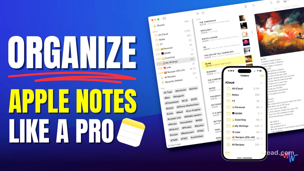 🧹 Clean Up Your Apple Notes: The Ultimate Organization Guide! 💡