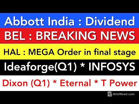 BEL LATEST NEWS 💥 DIXON Q1 | ETERNAL | TATA POWER | INFOSYS | HAL SHARE