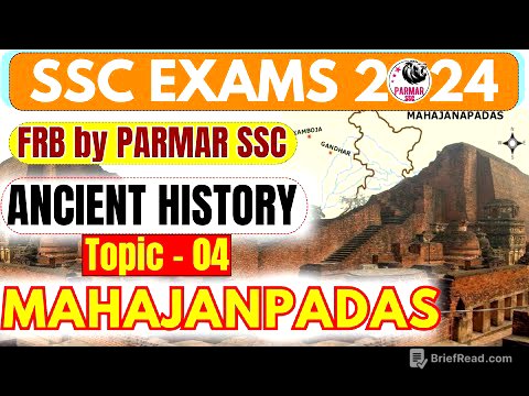 HISTORY FOR SSC 2024 | MAHAJANPADS | FRB | PARMAR SSC