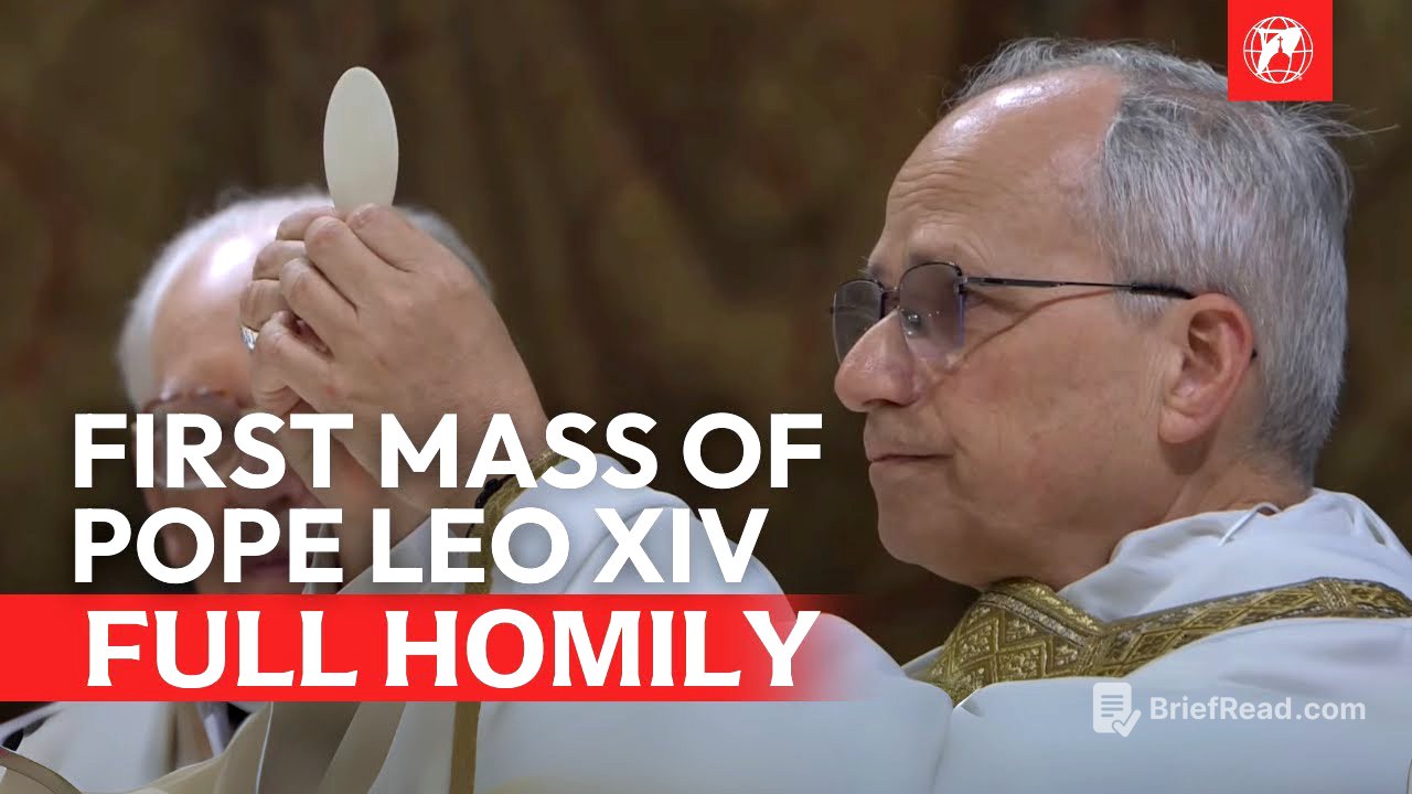 Full Homily: First Mass of Pope Leo XIV