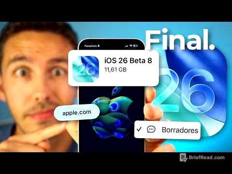 iOS 26 beta 8, Diseño FINAL de Liquid Glass y más NOVEDADES 🔥