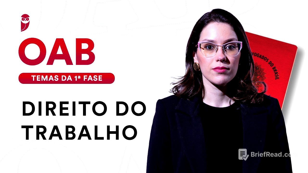 Direito do Trabalho - Temas da 1ª fase