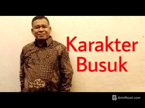 KARAKTER BUSUK KELAKUAN JELEK - PETER GUNTUR