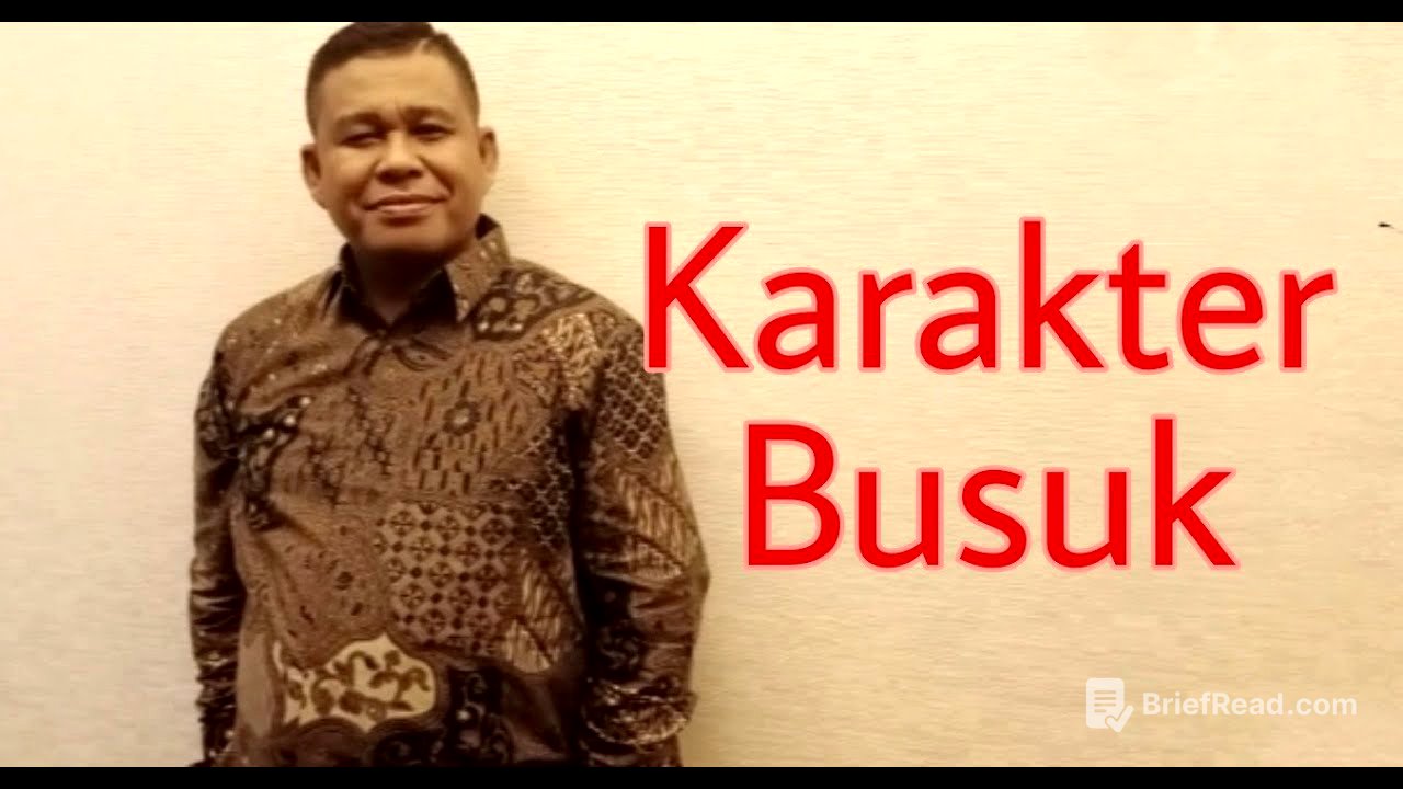KARAKTER BUSUK KELAKUAN JELEK - PETER GUNTUR