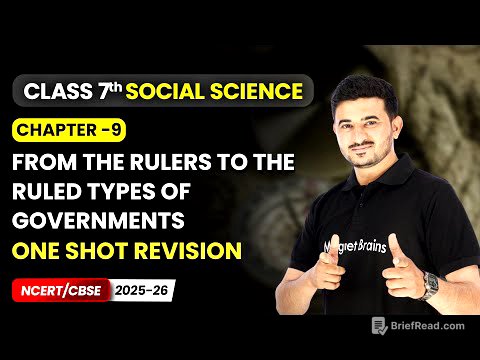 From the Rulers to the Ruled - One Shot Revision | Chapter 9 | Class 7 Social Science | CBSE