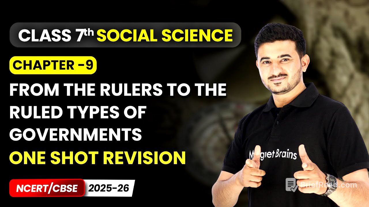 From the Rulers to the Ruled - One Shot Revision | Chapter 9 | Class 7 Social Science | CBSE