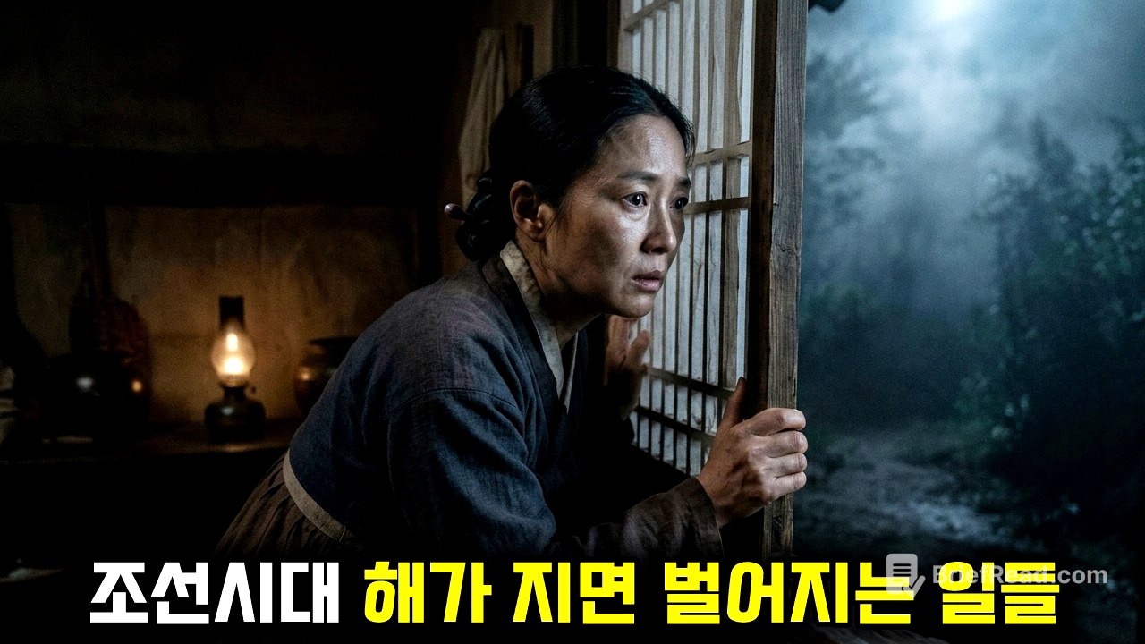 조선시대 밤의 모든 것 | 조선의 밤은 지금과 완전히 달랐습니다