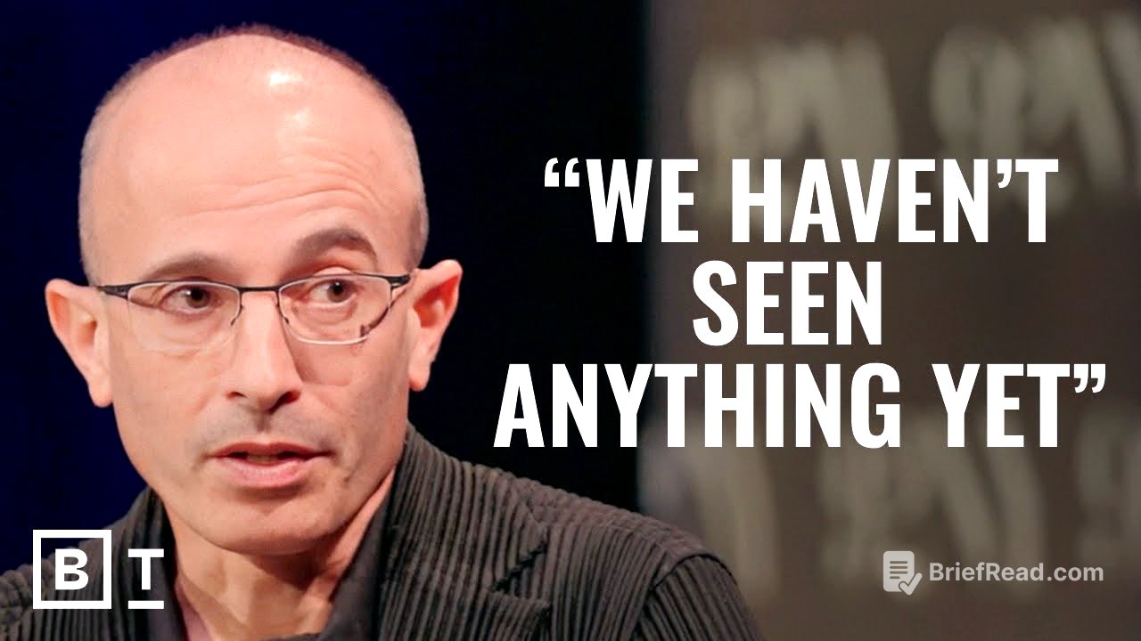Yuval Noah Harari: ChatGPT is the “amoeba of AI evolution”