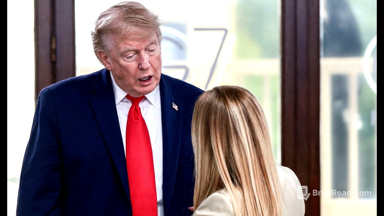 OMG: Fed up Italian prime minister SMACKS DOWN Trump on world stage