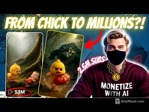 This Yellow Chick Got 26M Subscribers! How You Can Do It Too 💥 [AI Tutorial]
