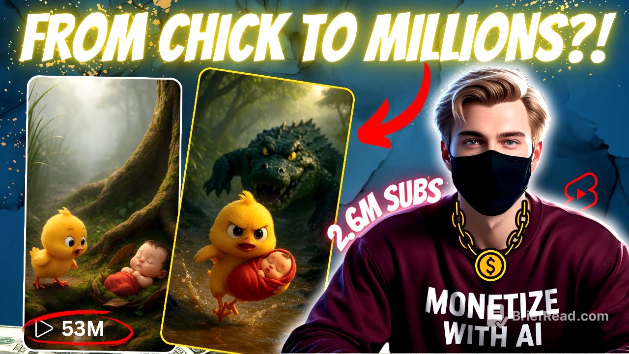 This Yellow Chick Got 26M Subscribers! How You Can Do It Too 💥 [AI Tutorial]