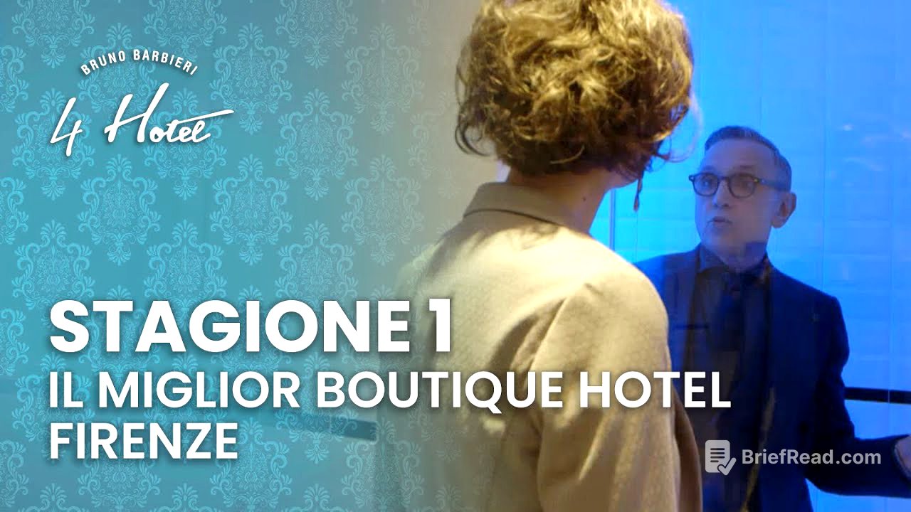 4 Hotel Stagione 1 | Bruno Barbieri prova i migliori boutique hotel di Firenze - Puntata 3 - Parte 1