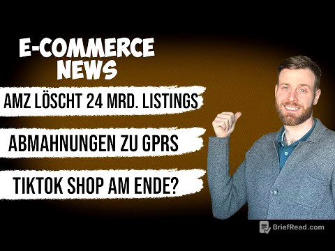 GPSR Abmahnung | eBay Zusatzschutz | Amazon löscht 24 Mrd. Produkte DHL GoGreen Plus eCommerce News