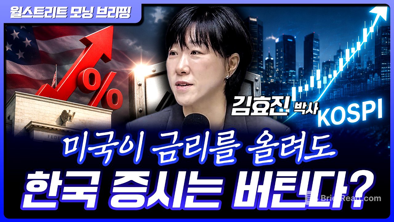 미국이 금리 올려도, 한국 주식은 버틴다? 그 이유는요… | 신영증권 김효진 박사[글로벌 인터뷰]