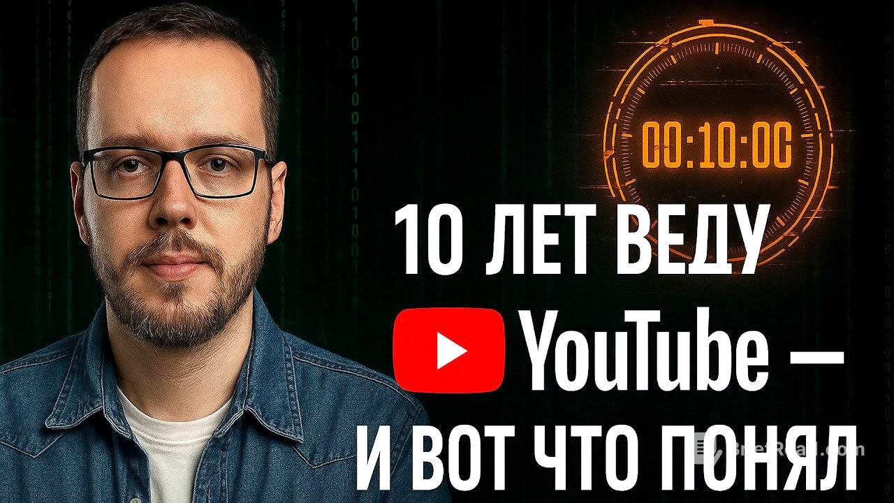 10 лет веду YouTube каналы и вот что понял..