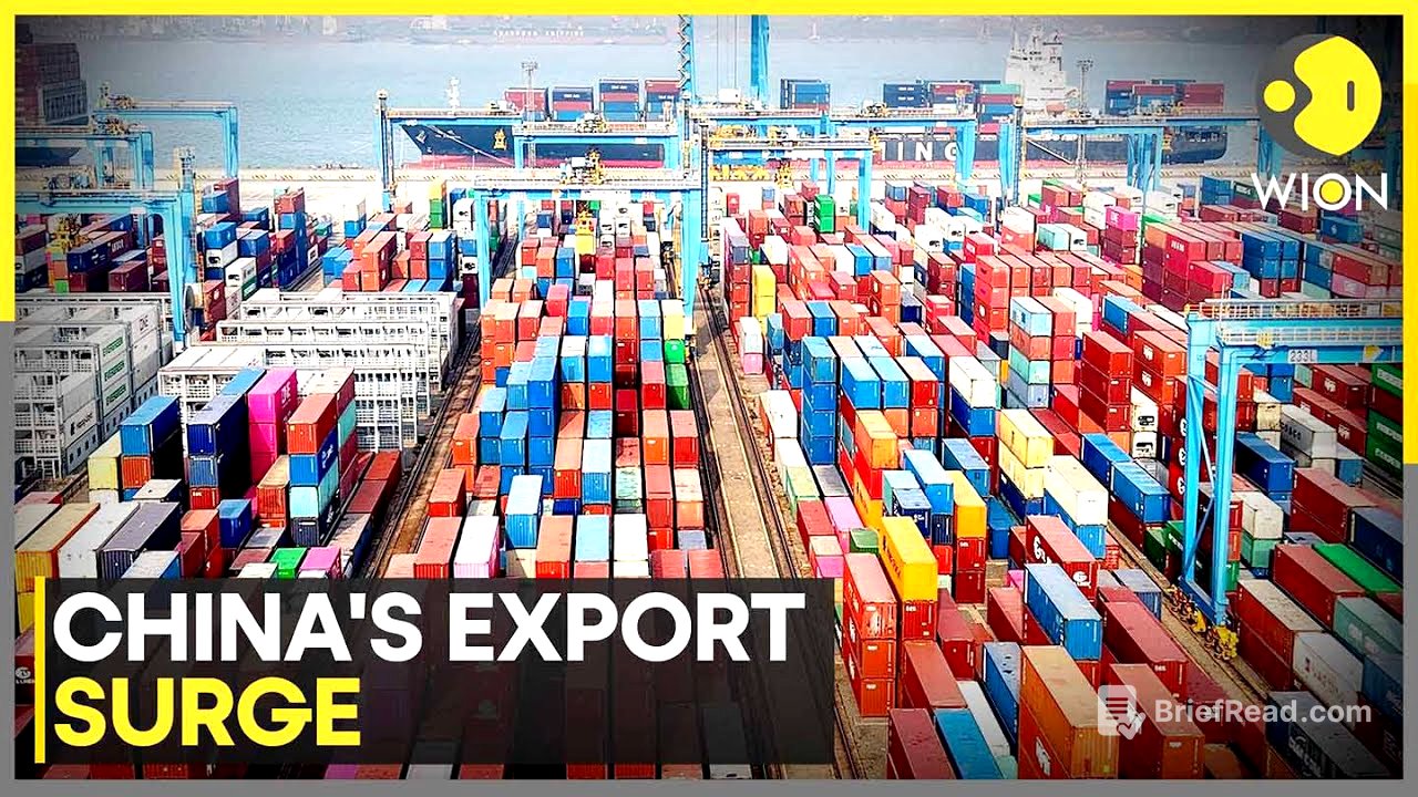 Chinese Ports Handle 6.7 Million Containers, All-Time High | WION