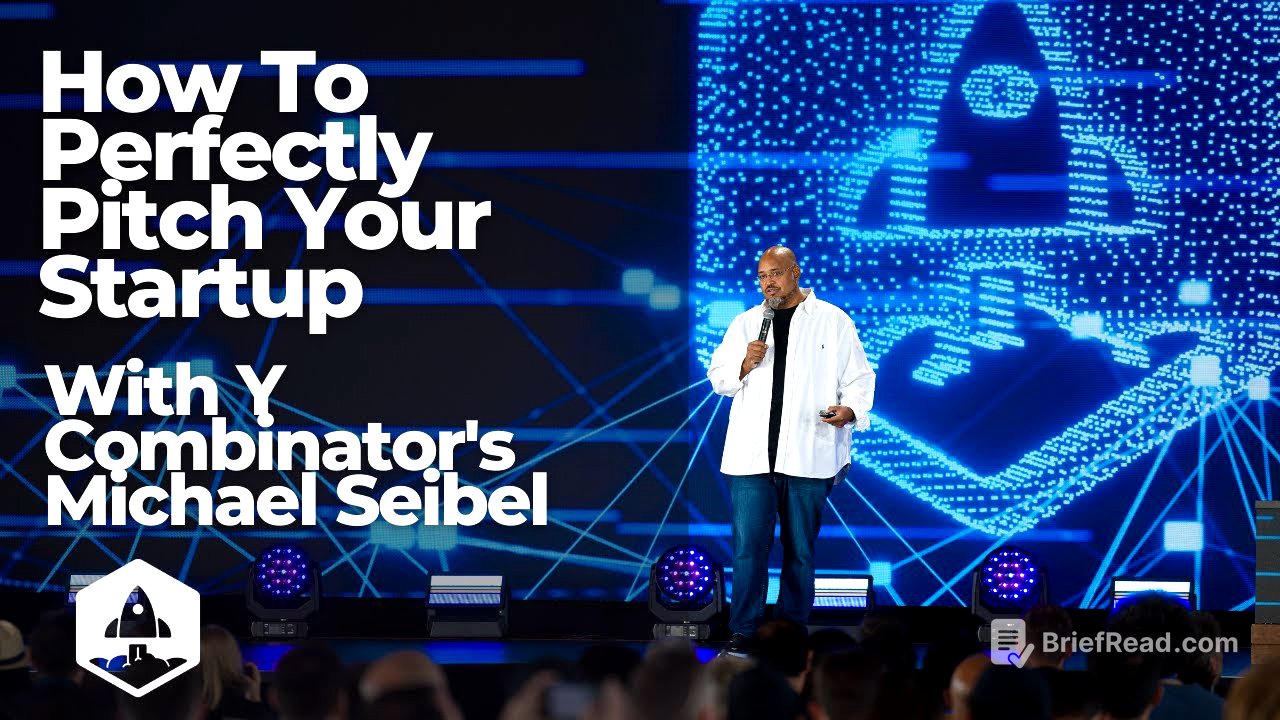 How To Perfectly Pitch Your Seed Stage Startup With Y Combinator's Michael Seibel