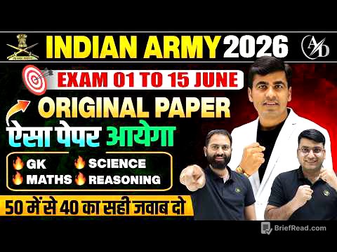 Army Agniveer Original Question Paper 2026 | Army Exam June 2026 | Army GD Model Test Paper 2026