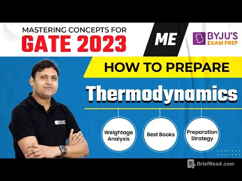 GATE 2023 Mechanical (ME) | Thermodynamics | Weightage Analysis | Best Books | Preparation Strategy