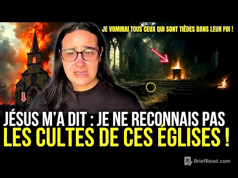 JÉSUS M'A DIT  TOUS CEUX QUI FRÉQUENTENT CES ÉGLISES SERONT JUGÉS PAR MOI