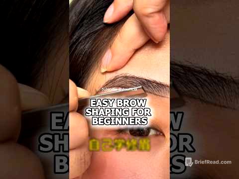 Easy Brow Shaping for Beginners