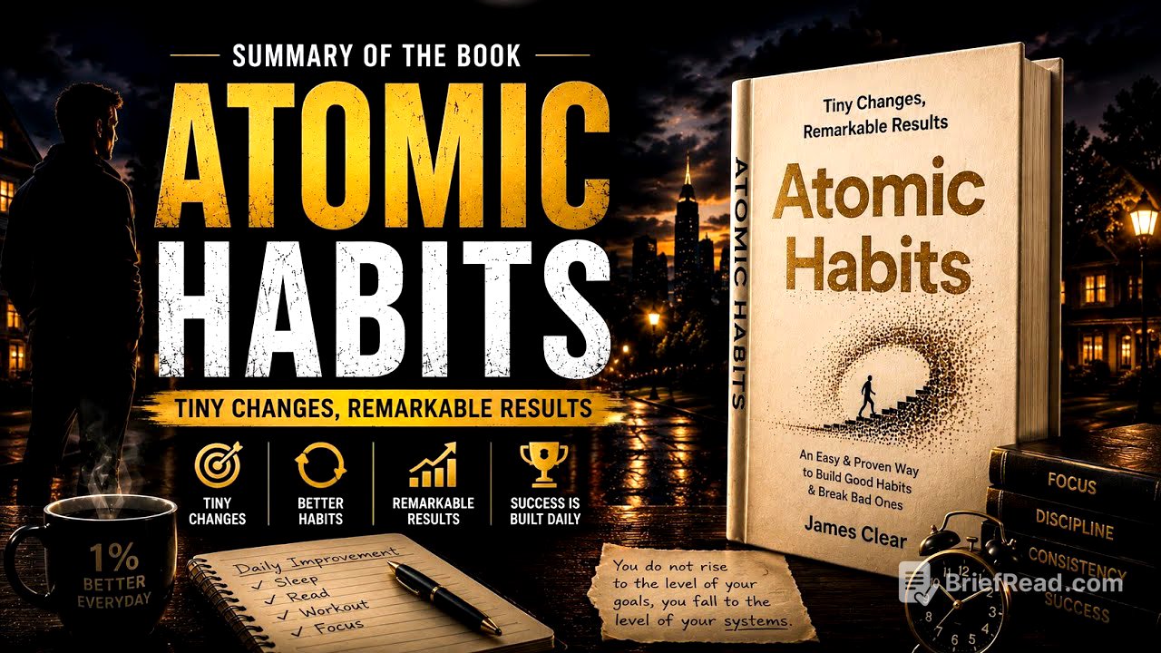 Atomic Habits Summary in English | Change Your Life with Tiny Habits | James Clear Book Summary