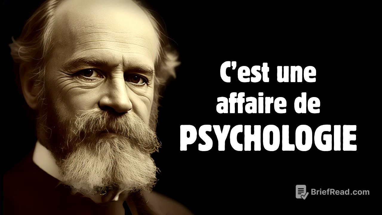 WILLIAM JAMES - Nous avons la philosophie de notre sensibilité