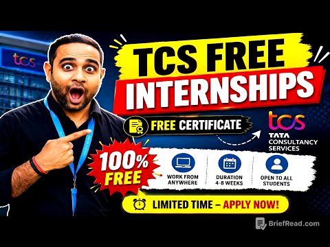TCS Free Internship | New Hiring Drive | TCS Free Certification | Any Graduate/Undergraduate
