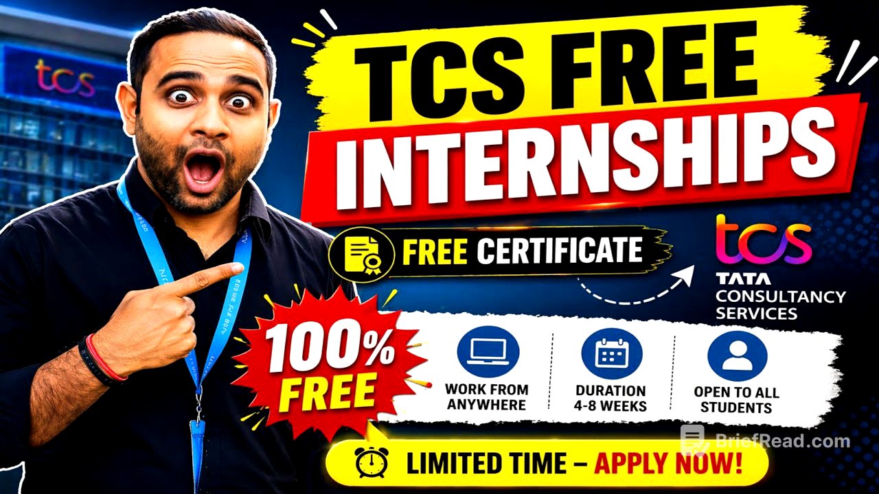 TCS Free Internship | New Hiring Drive | TCS Free Certification | Any Graduate/Undergraduate