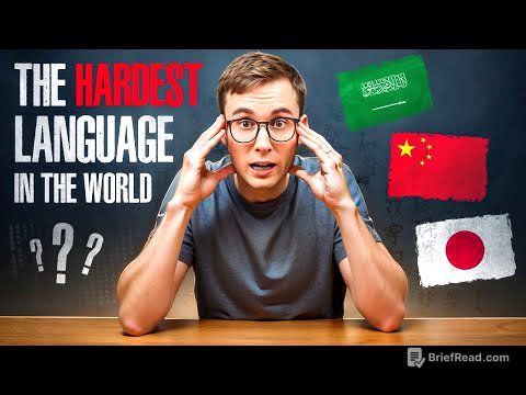 What's the HARDEST LANGUAGE? (Arabic, Mandarin or Japanese?)