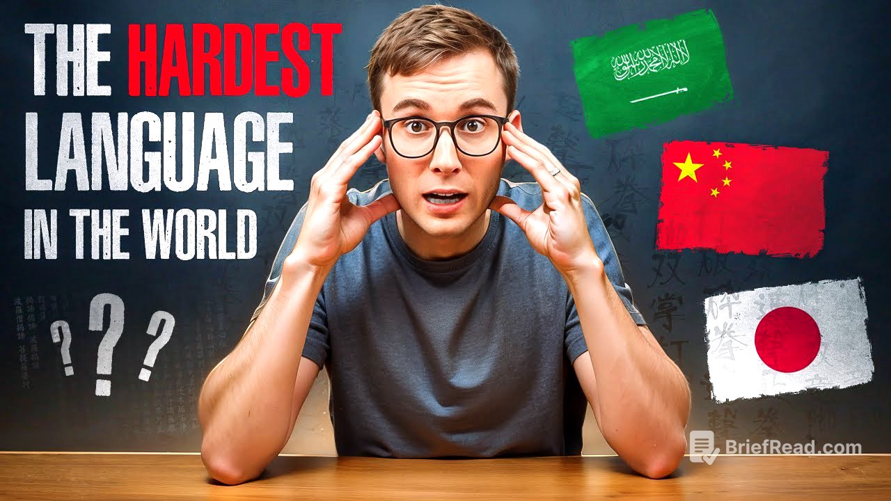 What's the HARDEST LANGUAGE? (Arabic, Mandarin or Japanese?)