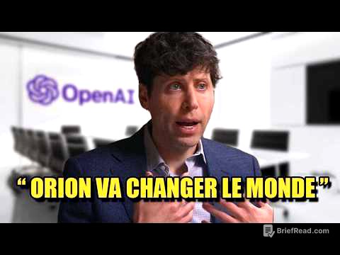 OpenAI dévoile ORION : "L'IA la plus dangereuse jamais créée..."