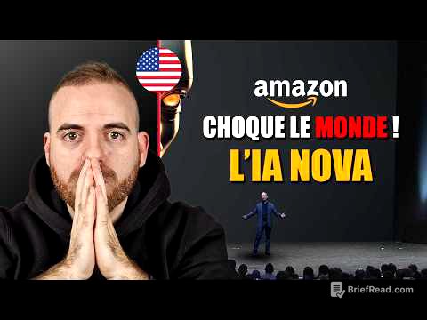 La nouvelle IA 'NOVA' d'Amazon CHOQUE l'industrie !