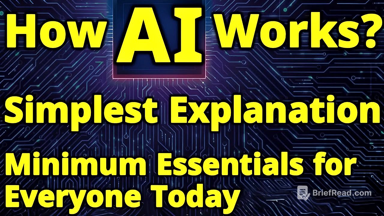 SIMPLEST Explanation of How Artificial Intelligence Works? No Jargon | What is AI? #aiexplained