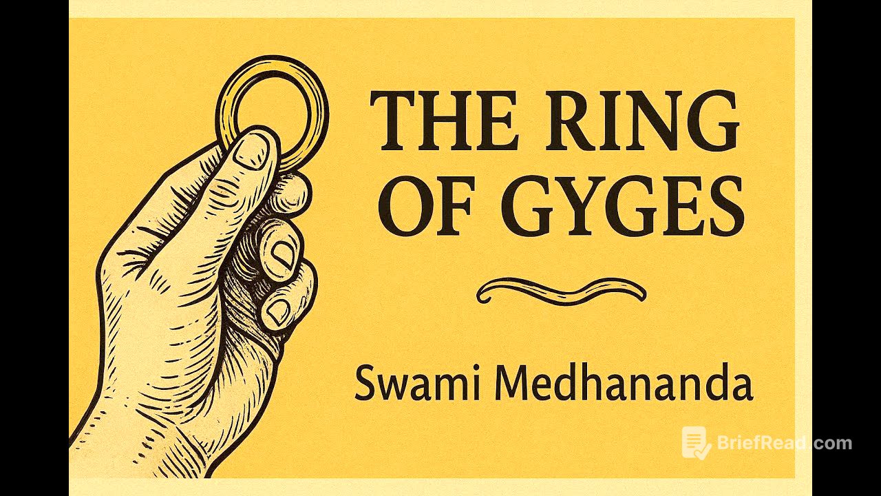The Ring of Gyges by Swami Medhananda