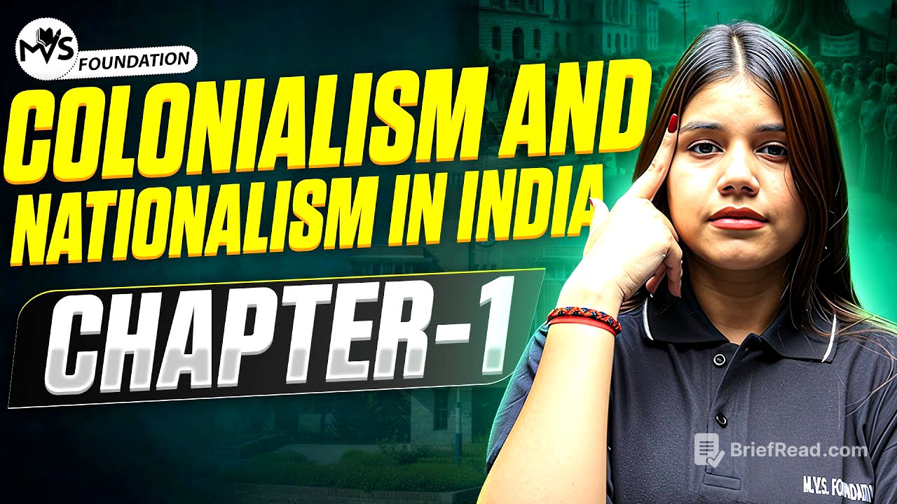 Colonialism and Nationalism in india | Chapter 1st | B.A Political Science Hons. Sem 1st