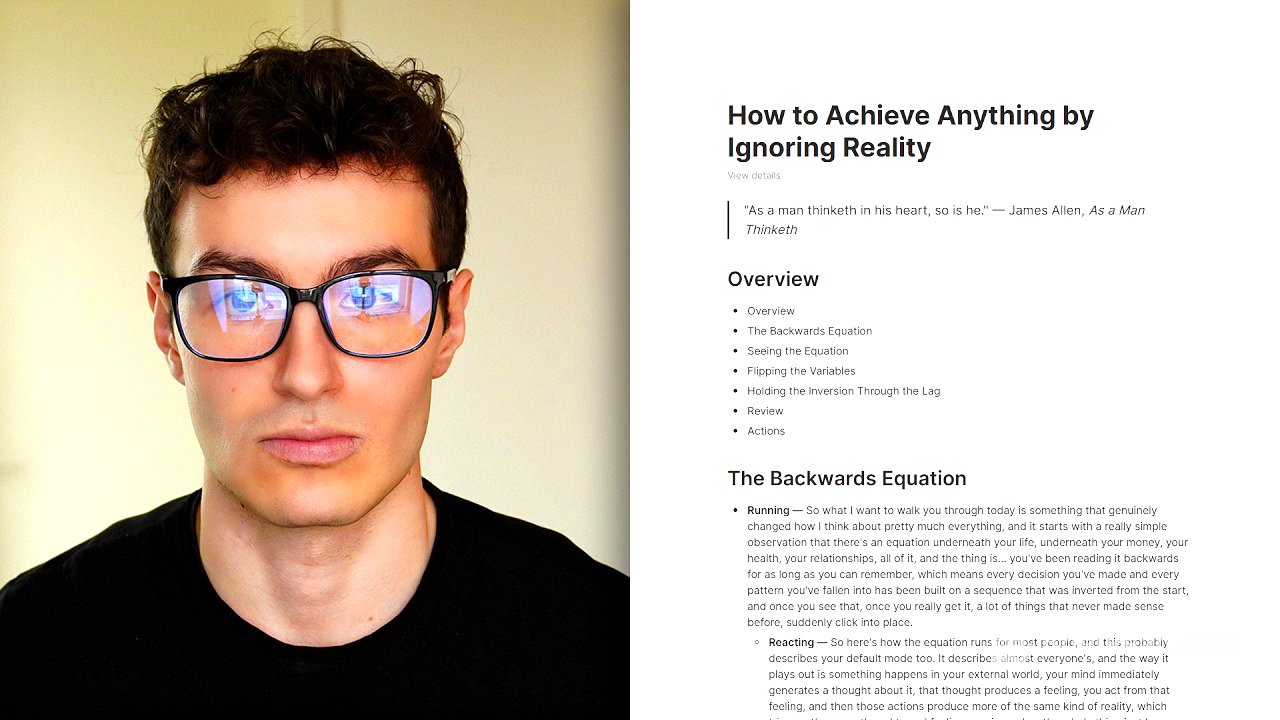 once you ignore reality, you'll get everything you want