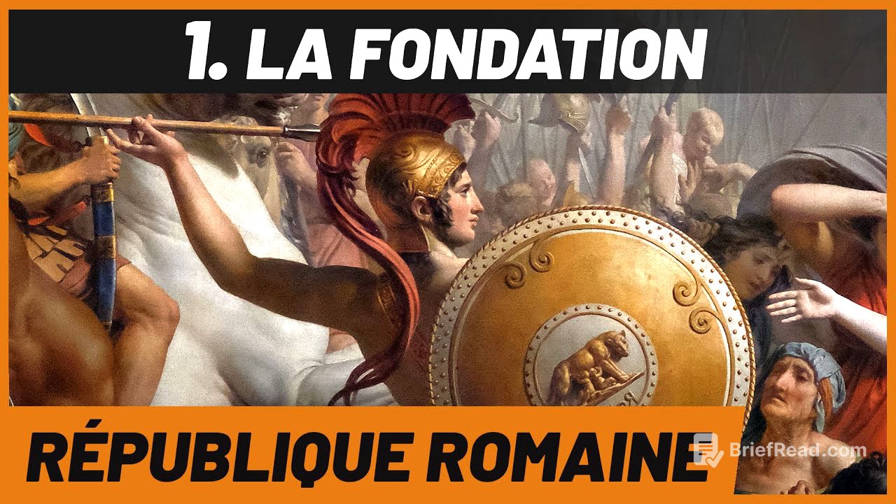 La fondation de ROME et la naissance de la République. DOCUMENTAIRE.