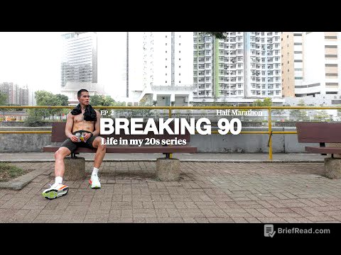 Ep.2. Road to a sub 90 minute half marathon | 23km in Hong Kong heat, dim sum, leg workout