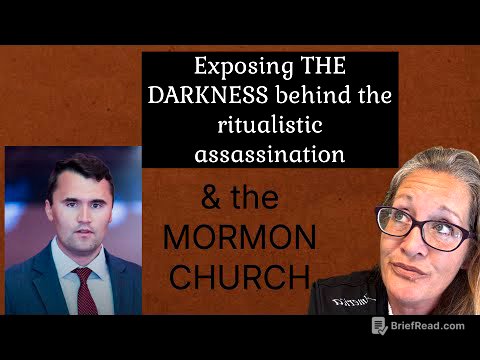 NEW INFO ON CHARLIE KIRK: HE WAS SACRIFICED Masons, Mormons & Jesuits 
