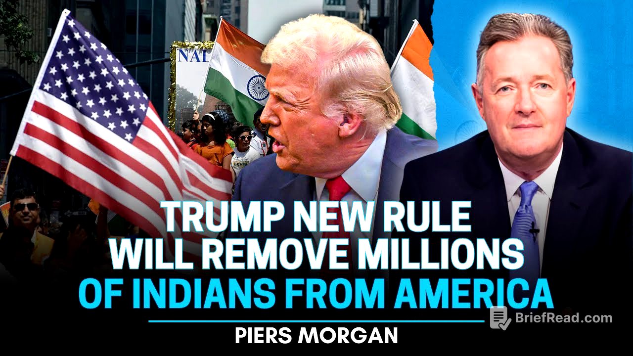 13 Rules for India Travelers Entering the USA in 2025 : PIERS MORGAN