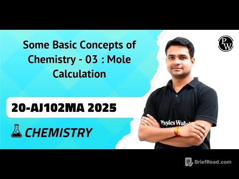 Some Basic Concepts of Chemistry - 03 : Mole Calculation
