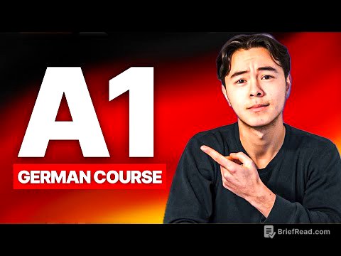 Learn German A1 in 25 Minutes Step by Step (Crash Course For Beginners)