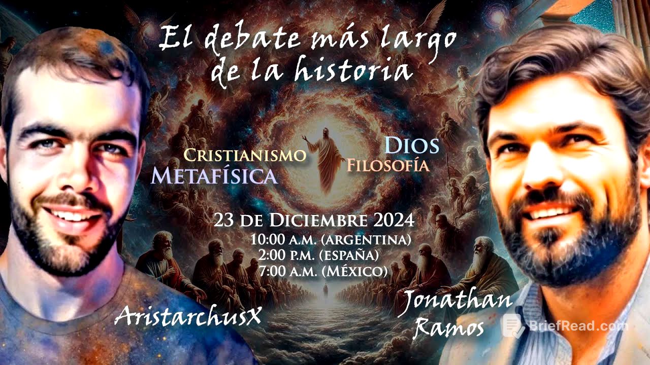 El debate más largo de la historia: Aristarchus vs  Jonathan Ramos ¿Pruebas Husserlianas de Dios?
