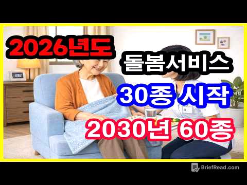 2026년 3월 27일 시행 | 지역사회 통합돌봄 30종 서비스 시작