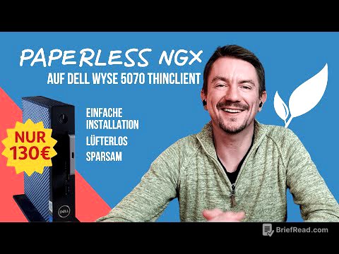 DIY Paperless NGX Server für 130€ - einfache Installation, leise & sparsam
