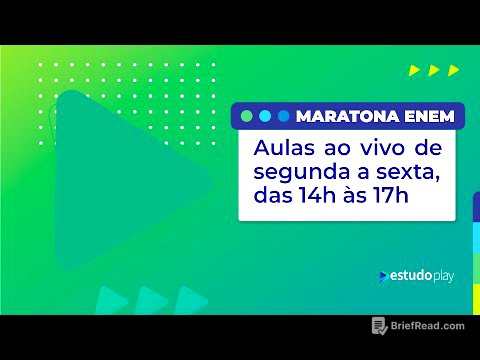 Maratona Enem - Segunda-feira: Linguagens/Redação