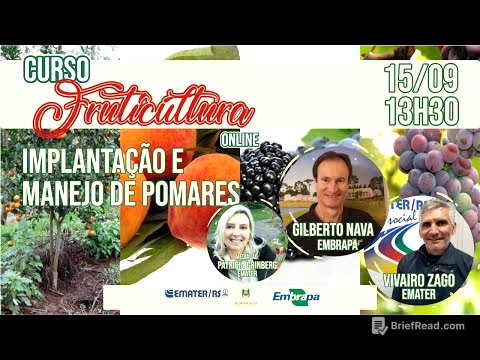 Curso de Fruticultura - Implantação e Manejo de Pomares