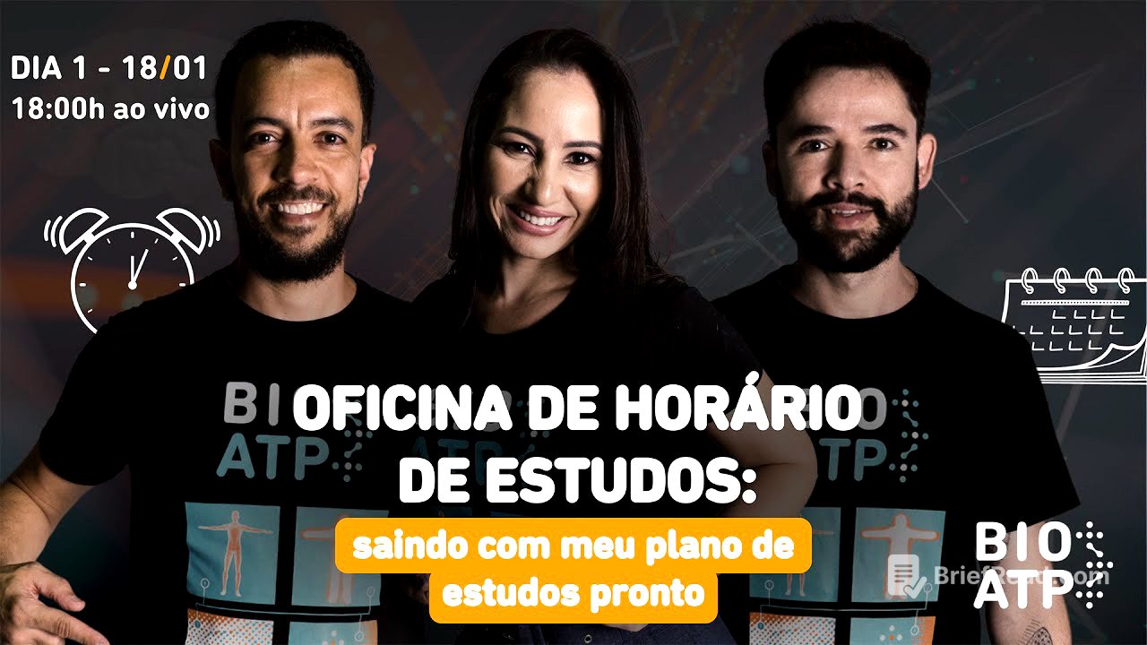 Saindo com meu Plano de Estudos PRONTO | Oficina de horário | AO VIVO