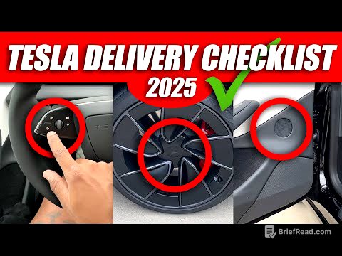 Tesla Delivery Day Checklist 2025: Everything to Inspect
